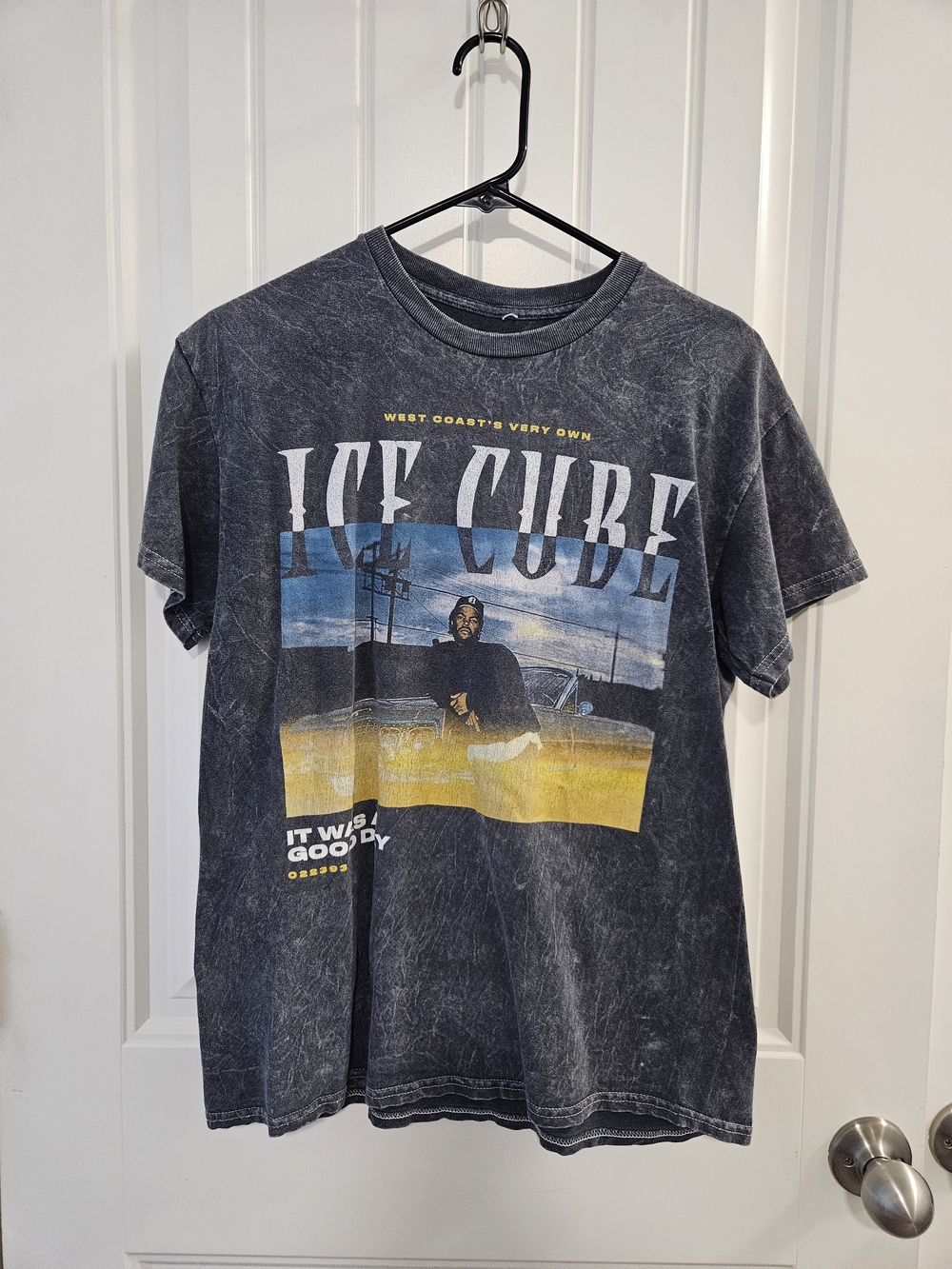 Graphic Tee - Washed Black